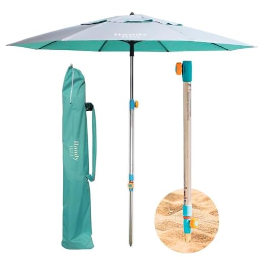 Best portable umbrella for wind Easy Setup Beach Umbrella System