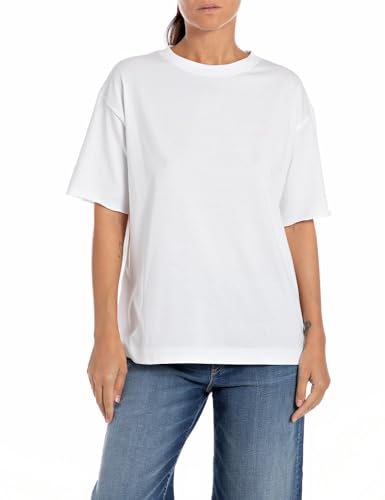 Replay W3134a T-Shirt Femme premium aux finitions soignées