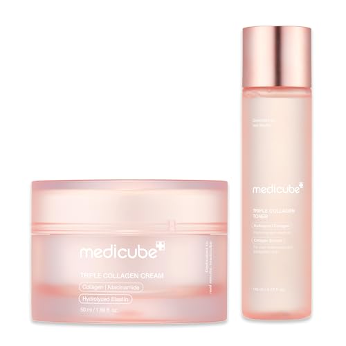 medicube Triple Collagen Prep & Glow Duo - Triple Collagen Cream and Toner