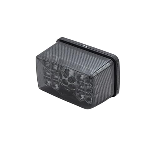 Feu arrière de moto universel LED stop clignotants intégrés contre le manque de visibilité