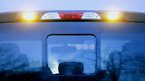 Ijdmtoy (2 Amber/White Led Strobe Warning Light Flashers Compatible With Jeep, Truck, 4X4, Atv, Construction Vehicles Ultra Slim Extremely Bright Warning Lamps Powered By (4) High Power Led Lights #TOP6