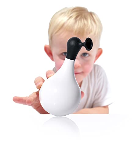 MOLUK 43280 Boi Stehaufmännchen, innovatives Motorikspielzeug, Badewannenspielzeug, Lernspielzeug für Kinder ab 3 Jahren, schwarz, weiß