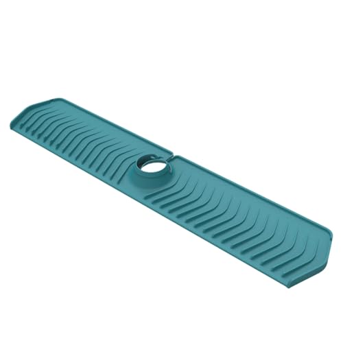 Alfombrilla de silicona duradera para grifo con protector antisalpicaduras 4