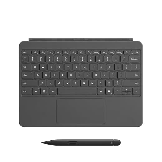 Microsoft Surface Pro Keyboard and Slim Pen 2 Bundle for Surface Pro 12" Device, Alcantara Material, Slate