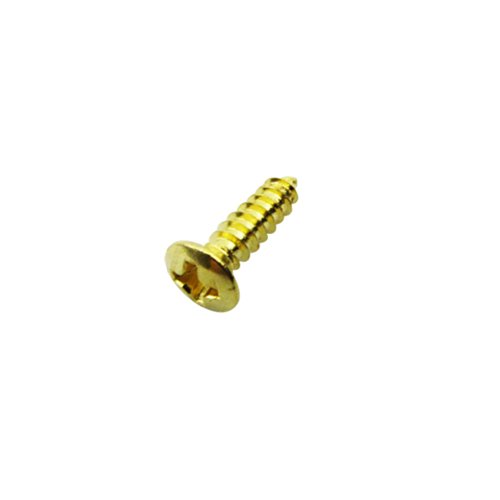 Musiclily 3mm Electric Guitar Pickguard Mounting Screws for Fender Strat ST Tele TL Stratocaster Telecaster LP SG Guitar Bass, Gold (Pack of 50) - Thumbnail 2
