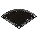 Règle de conception des sourcils – Règle à sourcils et kit de cartographie, règles de cartographie facile des sourcils, kit d'outils de cartographie Pochoir Pmu Règles de façonnage en métal Guide de