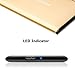 Maxone 160GB External Hard Drive Portable 2.5'' Ultra Slim HDD Storage USB 3.0 Compatible with PC, Laptop, Gold