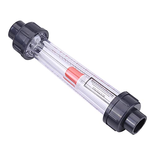 25-250l H Rotámetro Tubo De Plástico Tipo De Medidor De Flujo De Agua Líquida Instantánea Dn15