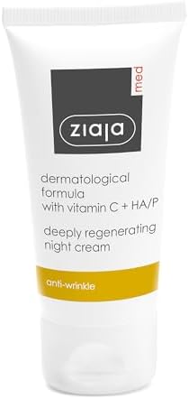 ZIAJA MED Regenerating Anti-Wrinkle Night Face Cream with Vitamin...