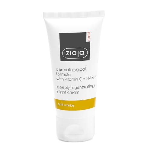 Mejores Cremas Antiarrugas | Ranking, Ofertas y Últimas Novedades en Cremas Antiaging para Mujer y Hombre, las Marcas más Vendidas | Cremas Antiarrugas Top 2023 11 Ziaja Med Crema Facial de Noche Regeneradora, Antiarrugas con Vitamina C y Ácido Hialurónico, para Piel 25+ y 40+