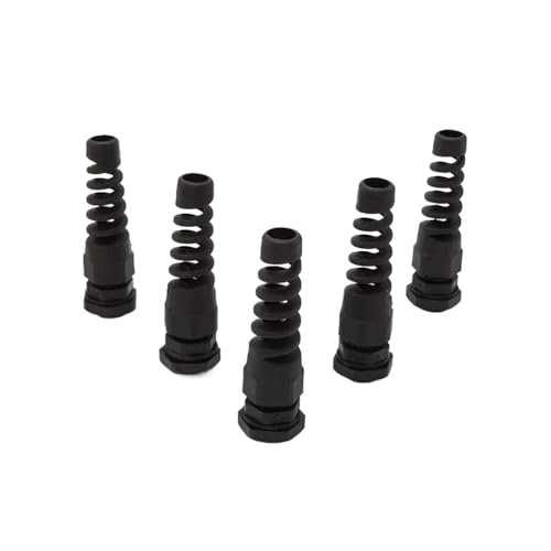 Presse-étoupes en nylon spiralé M22 noir protège-câbles