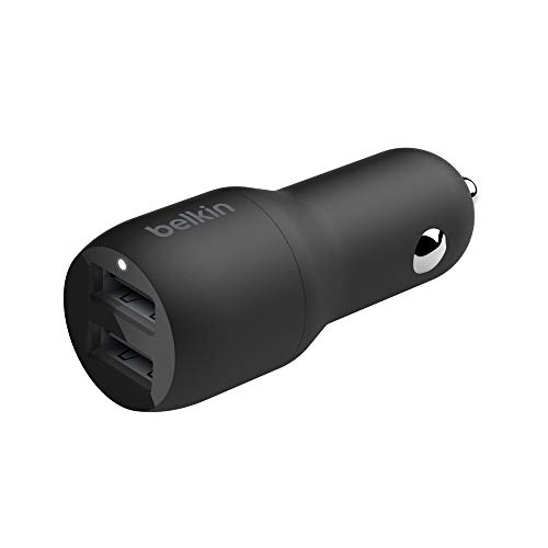 Belkin 24 Watt Dual USB Car Charger - 2 12W USB A Ports with Micro-USB Cable for Fast Charging Apple iPhone 14, 14 Pro, 14 Pro Max, iPhone 13, Samsung Galaxy, AirPods & More - USB-C Charger - image 5