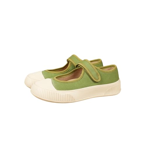 Image of Theater Women Jiro Mary Jane Flats | Lightweight Slip-On Shoes with Soft Cushion & Grip Sole | Stylish, Durable & Comfortable Footwear for Travel, Office & Casual Wear