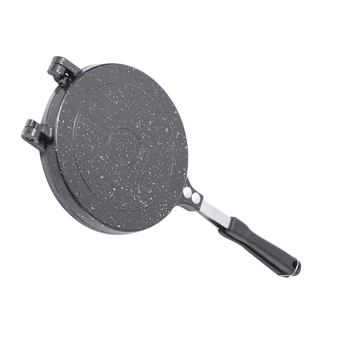 Double Sided Frying Pan Nonstick Pancake Pan Maker Easy to Aluminum Alloy for Home Kitchen Breakfast Hot Maker with Cool Handle Designed for Busy Individuals (2)