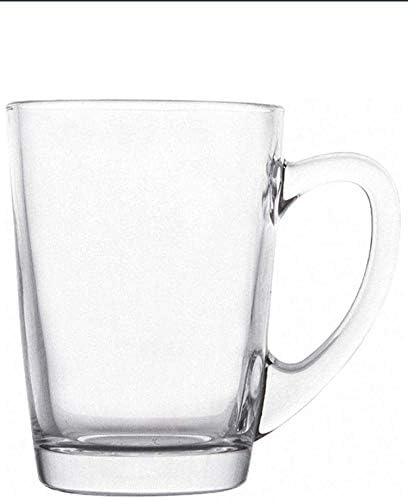 Home-Cart Glass Morning Tea and Coffee Mug, 200Ml, Set of 6 3