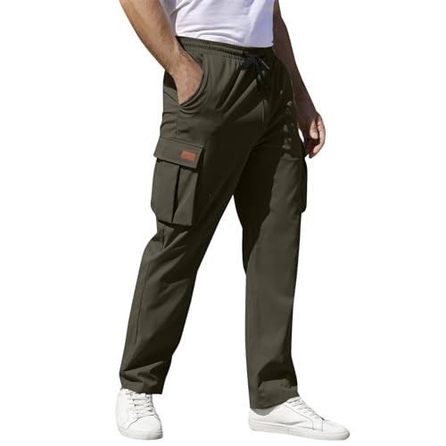 Men's Cargo Work Pants Outdoor Quick Dry Hiking Lounge Stretch Lightweight Big and Tall Pants for Men2