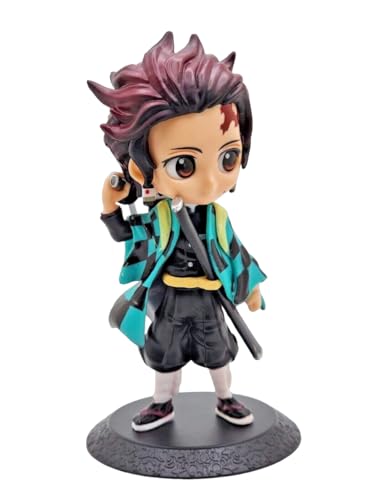 Image of Tanjiro Demon Slayer Action Figure 15 cm Anime Collectible PVC Toy with Movable Joints for Home Decor, Office Desk, Gaming Setup & Gifting | Anime Action Figure - TANJIRO