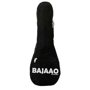 Bajaao Concert Ukulele Gig Bag Compatible With all brands: Vault, Kadenace, Kala, Martin Smith, Juarez, Havana, Ashton & Mahalo With 5MM Padding