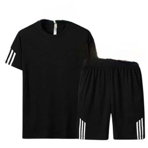 NAVRANG TRADERS Men's Track Suit Pair - High-Performance Polyester Lycra Blend for Comfortable Workouts and Casual Style Half T-Shirt/Half Pant