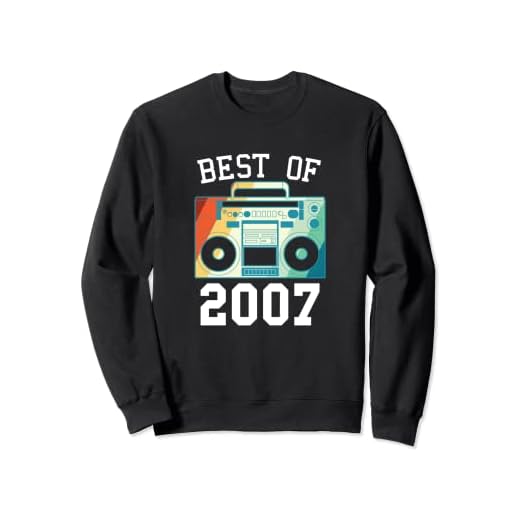 Best Of 2007 divertido año de nacimiento vintage cumpleaños 2007 Sudadera