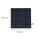 Decdeal Solar-Brunnen Wasserpumpe Garten Brunnen 7V teichpumpe Mit 7 Zubehörteilen,Kabellänge 300cm,Maximale Durchflussmenge 150L/H,Geeignet für draußen,Garten