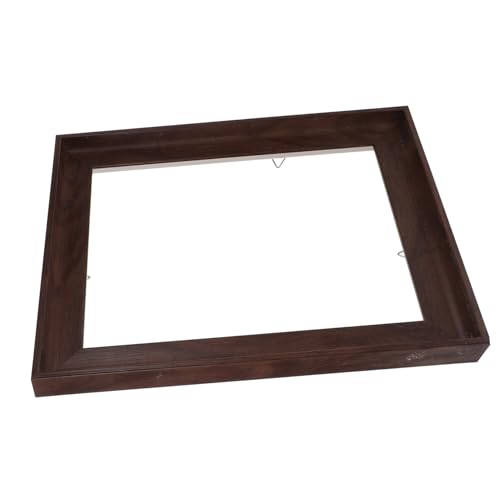 PRETYZOOM Marco De Pintura Al Óleo Flotante Marco Para Lienzo Color Café Para Decoración De Hogar