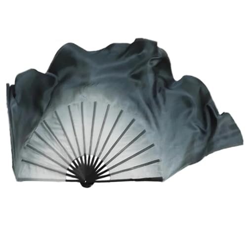 Éventail de danse orientale en soie véritable de 86cm pour spectacle