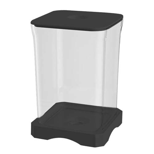 水槽、ホーム水族館スターターキット、11.8x17.7cm、LEDライト付きの小さなベッタ水槽、エビ用のアクリル、グライズ、クラゲ、コンパクトで デザイン、簡単なセットアップ