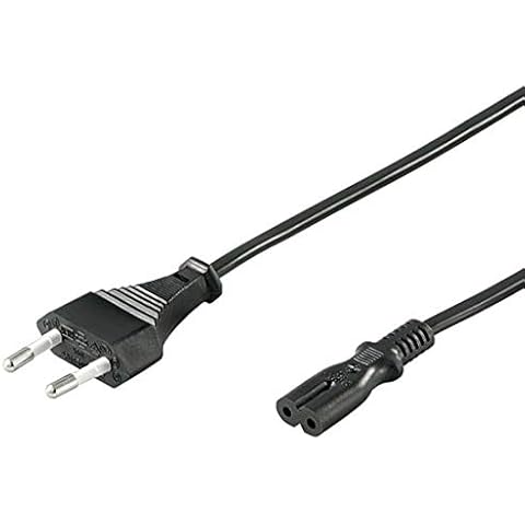 Premium Cord Cable de Alimentación de 230V y 3m con Enchufe Europeo a Enchufe Doble C7 de 2 Pines thumbnail