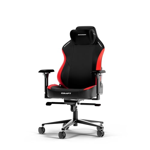 DXRacer CRAFT L Noir & Rouge EPU Cuir L'original du Chaise Gaming
