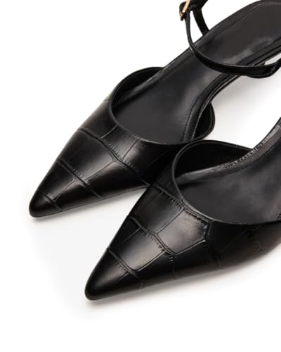 Beauty Cry Womens Pointed Toe Slingback Kitten Heels Sexy Pumps Dress Party Sandals4