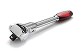 TEKTON 3/8-Inch Drive by 9-Inch Quick-Release Swivel Head Ratchet, 72-Tooth Round Head | 1491