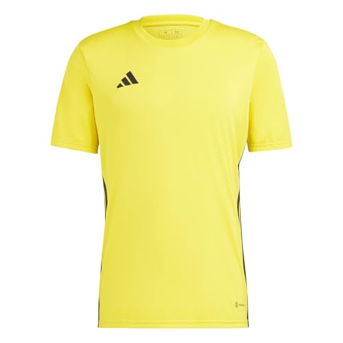 adidas Maillot de soccer Tabela 23 pour hommes, Jaune/Noir, Small/Tall