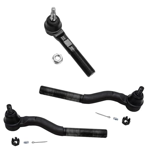 Image of Detroit Axle - 8pc Front End Kit for 07-17 Jeep Wrangler, 18 Wrangler JK, 4 Control Arms 4 Tie Rods 2007 2008 2009 2010 2011 2012 2013 2014 2015 2016 2017 2018 Replacement