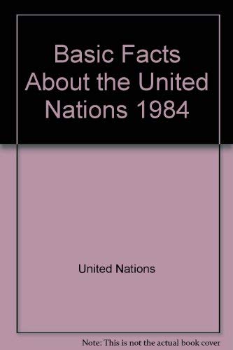 Basic Facts About the United Nations 9211002540 Book Cover