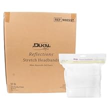 Dukal Reflections Stretch Headband, 14.75" Case of 480