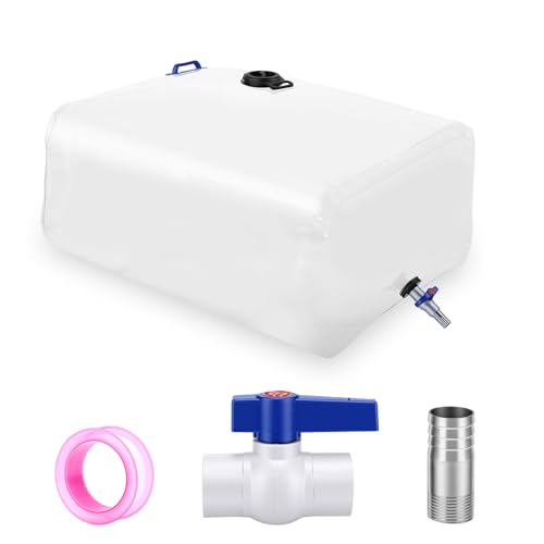 La mejor comparación de Contenedor de agua cuadrado los preferidos por los clientes. 44 WODHMIEY Tanque de Agua Portátil Plegable PVC 115L/400L Contenedor de Agua para Camping y Exterior, Water Storage Bladder Reutilizable para Jardín y Emergencias (400L)