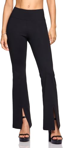 TSLA Women's Yoga & Dress Pants, Office Business Casual Work Slacks, Stretch Straight Leg/Bootcut Pants with 4 Pockets
