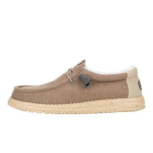 Hey Dude Men Wally Warmth Knit Beige/White 13...