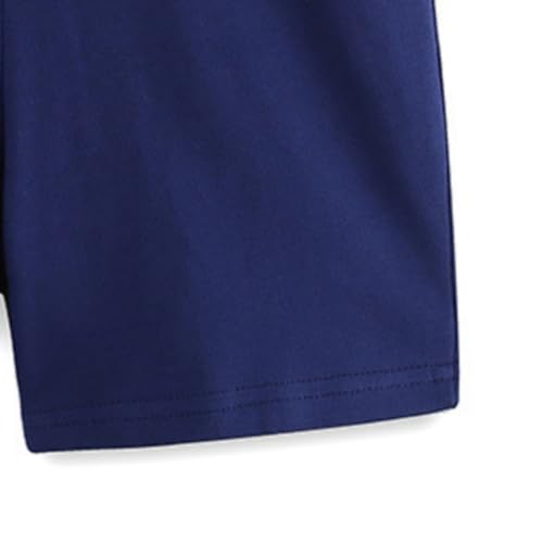 Toddler Boys Athletic Pockets Plain Kids Running Cycling Shorts Cotton Casual Soft Elastic Waist Outwear2