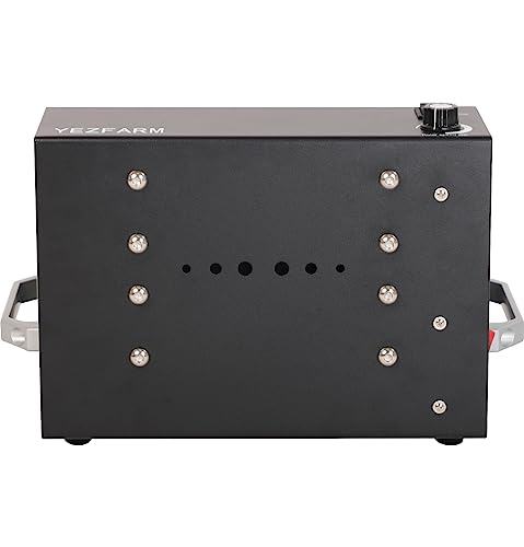 YEZFARM 12 Inch Bud Bucker Machine,Bud Trimmer,Debudder Machine,Wet Dry Hydroponic Bucker Machine, Black