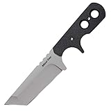 Cold Steel Mini Tac Series Fixed Blade Knife with Sheath, Mini Tac Tanto, One Size