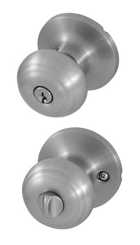 Honeywell Safes & Door Locks 8101301 Classic Entry Door Knob, Satin Nickel #TOP29