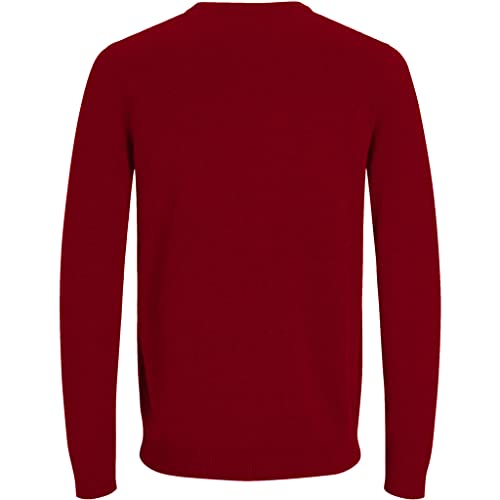 JACK & JONES Herren JJEBASIC Knit Crew Neck, Red Dahlia, XS EU – Ansicht 3
