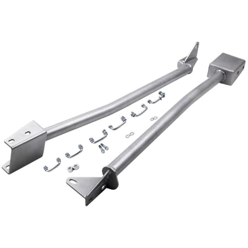 EYBTTV Tubular Subframe Connectors for Chevy for Camaro 1970-1981,for Pontiac for Firebird 1970-1981 (Silver) Rear Pack of 2-Qauntity 1DQVB8