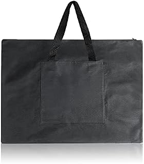 CORSEHILD A2 Painting Drawing Board Storage Bag Organizer Case Canvas,Art Portfolio Carrying Bag A2 Artist Portfolios Carry Case A2 Waterproof Artist Portfolio Case for Artwork Drawing Painting(Black)