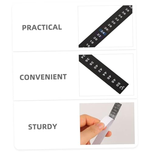 HOMOBABE 4 StüCk Klebethermometerstreifen FüR FermentationsgläSer Temperaturanzeige Aufkleber FüR Heimbrauen Sauerteig Und Backen Zur GäRtemperaturkontrolle