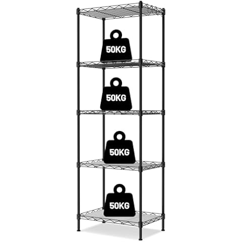 WORKPRO 5-Tier Adjustable Metal Shelving Unit Cover