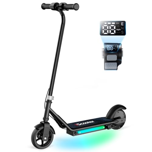 iScooter IK3/IK3Pro Electric Scooter for Kids Aged 6-12, LED Display, 3 Speeds,...