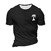 Men Tshirts Green Tshirt Mens Black Tshirt Funny Tshirts for Men Mens White T Shirt Cotton T Shirts for Men UK Oversized Gym T Shirt Men Green Tshirt Mens Men's T-Shirts Black S #3